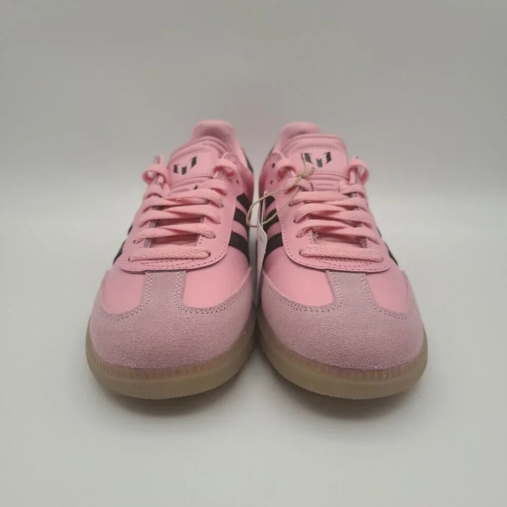 Adidas Samba Messi J Youth Size 6Y Pink Black Indoor Futbol Soccer Shoes JR0424
